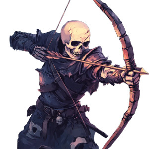 Skeleton Archer Vinyl Car Decal Sticker – Waterproof & UV-Resistant 8" Skeleton Archer Vinyl Car Decal Sticker – Waterproof & UV-Resistant 8"