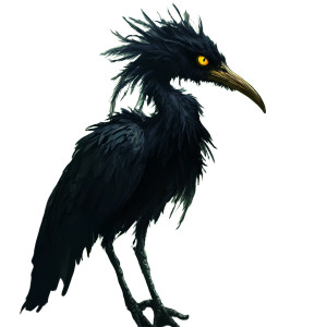 Swamp Bird Vinyl Car Decal Sticker – Waterproof & UV-Resistant 8"