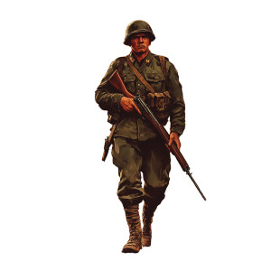 Wwii Soldier Marching Vinyl Car Decal Sticker – Waterproof & UV-Resistant 8" Wwii Soldier Marching Vinyl Car Decal Sticker – Waterproof & UV-Resistant 8"