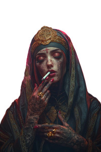 Gothic Tattooed Nun V17 Vinyl Car Decal Sticker – Waterproof & UV-Resistant 8" Gothic Tattooed Nun V17 Vinyl Car Decal Sticker – Waterproof & UV-Resistant 8"