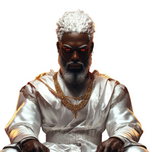 Young Black Jesus Vinyl Car Decal Sticker – Waterproof & UV-Resistant 8"