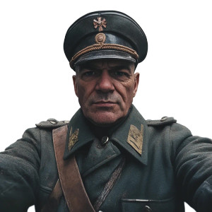 Ww2 German General V2 Vinyl Car Decal Sticker – Waterproof & UV-Resistant 8"