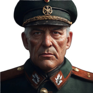 Ww2 German General Vinyl Car Decal Sticker – Waterproof & UV-Resistant 8"