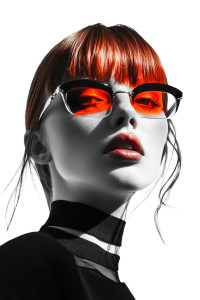 Stylish Ginger Model Vinyl Car Decal Sticker – Waterproof & UV-Resistant 8"