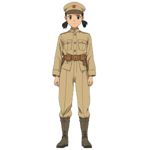 Anime Japanese Soldier Vinyl Car Decal Sticker – Waterproof & UV-Resistant 8"