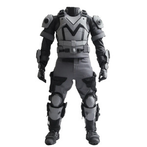 Dieselpunk Gundam Soldier Vinyl Car Decal Sticker – Waterproof & UV-Resistant 8"