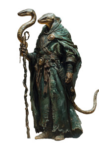 Snake Sorcerer Vinyl Car Decal Sticker – Waterproof & UV-Resistant 8"