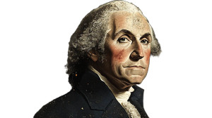 George Washington V3 Vinyl Car Decal Sticker – Waterproof & UV-Resistant 8"