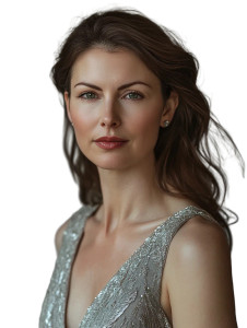 Determined Elegant Woman Vinyl Car Decal Sticker – Waterproof & UV-Resistant 8"