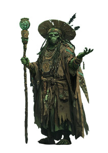 Green Wizard Concept Vinyl Car Decal Sticker – Waterproof & UV-Resistant 8"