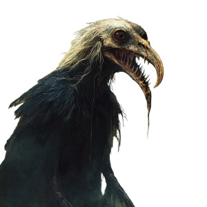 Hag-Bird Monster Vinyl Car Decal Sticker – Waterproof & UV-Resistant 8"