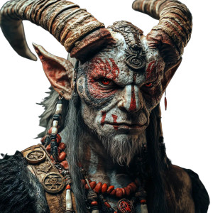 Tribal Imp Vinyl Car Decal Sticker – Waterproof & UV-Resistant 8"