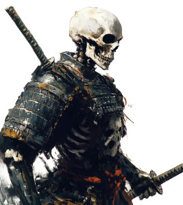 Samurai Skeleton Warrior V2 Vinyl Car Decal Sticker – Waterproof & UV-Resistant 8" Samurai Skeleton Warrior V2 Vinyl Car Decal Sticker – Waterproof & UV-Resistant 8"