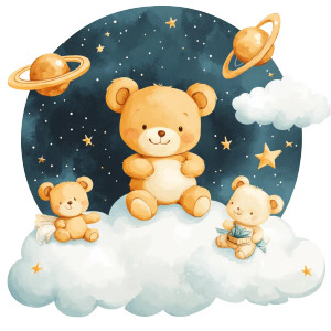 Teddybear With Friends Vinyl Car Decal Sticker – Waterproof & UV-Resistant 8" Teddybear With Friends Vinyl Car Decal Sticker – Waterproof & UV-Resistant 8"