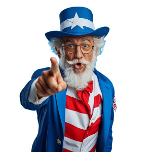 Uncle Sam Recruiting Vinyl Car Decal Sticker – Waterproof & UV-Resistant 8"