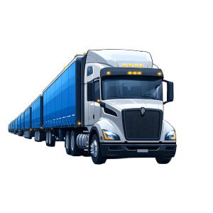 Trucks Distribution Center Vinyl Car Decal Sticker – Waterproof & UV-Resistant 8"