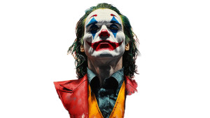 Joker Watercolor Splatter Vinyl Car Decal Sticker – Waterproof & UV-Resistant 8"