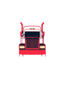 Truck Logo V3 Vinyl Car Decal Sticker – Waterproof & UV-Resistant 8"