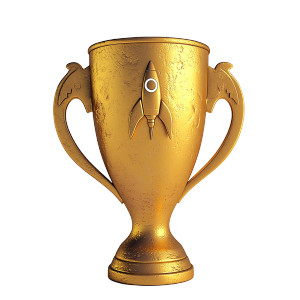 Golden Prize Cup Vinyl Car Decal Sticker – Waterproof & UV-Resistant 8" Golden Prize Cup Vinyl Car Decal Sticker – Waterproof & UV-Resistant 8"