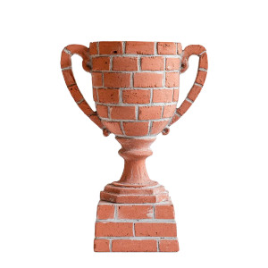 Brick Trophy Vinyl Car Decal Sticker – Waterproof & UV-Resistant 8"