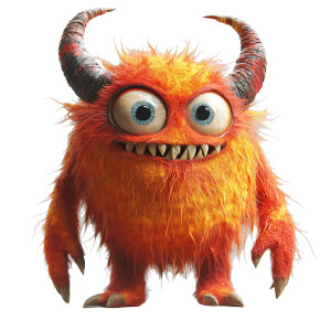 Earth Crust Monster Vinyl Car Decal Sticker – Waterproof & UV-Resistant 8"