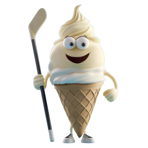 Ice Cream Hockey Player Vinyl Car Decal Sticker – Waterproof & UV-Resistant 8" Ice Cream Hockey Player Vinyl Car Decal Sticker – Waterproof & UV-Resistant 8"