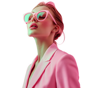 Pink Fashion Icon V2 Vinyl Car Decal Sticker – Waterproof & UV-Resistant 8"