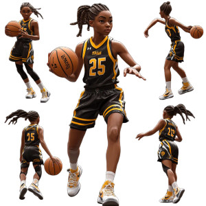 Basketball Player Action Vinyl Car Decal Sticker – Waterproof & UV-Resistant 8" Basketball Player Action Vinyl Car Decal Sticker – Waterproof & UV-Resistant 8"