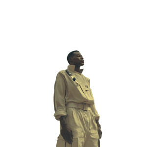 Futuristic Black Male Vinyl Car Decal Sticker – Waterproof & UV-Resistant 8"