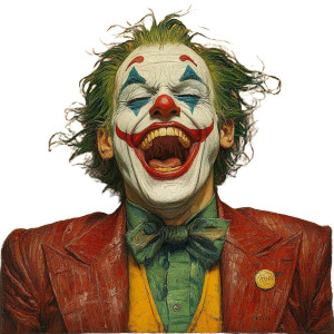 Joker Laughing Vinyl Car Decal Sticker – Waterproof & UV-Resistant 8"