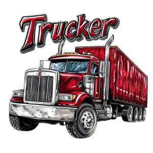 Trucker Enterprise Vinyl Car Decal Sticker – Waterproof & UV-Resistant 8"