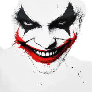 Joker Smile V2 Vinyl Car Decal Sticker – Waterproof & UV-Resistant 8"
