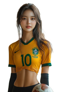 Chinese Model Soccer Vinyl Car Decal Sticker – Waterproof & UV-Resistant 8"