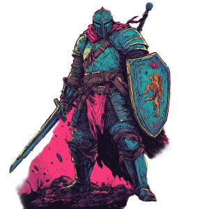 D&D Paladin Vinyl Car Decal Sticker – Waterproof & UV-Resistant 8"