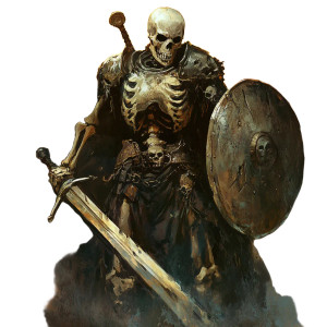 Skeleton Warrior V21 Vinyl Car Decal Sticker – Waterproof & UV-Resistant 8"