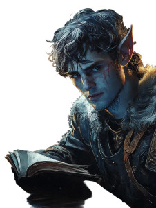 Happy Half-Elf Vinyl Car Decal Sticker – Waterproof & UV-Resistant 8"