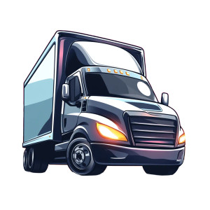 Luxury Delivery Logo Vinyl Car Decal Sticker – Waterproof & UV-Resistant 8"