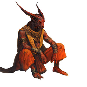 Friendly Ifrit Vinyl Car Decal Sticker – Waterproof & UV-Resistant 8"