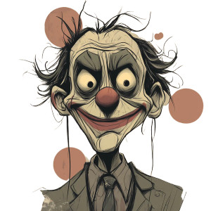 Joker Portrait V3 Vinyl Car Decal Sticker – Waterproof & UV-Resistant 8"