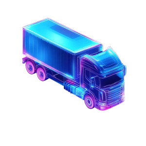 Glowing Isometric Truck Vinyl Car Decal Sticker – Waterproof & UV-Resistant 8" Glowing Isometric Truck Vinyl Car Decal Sticker – Waterproof & UV-Resistant 8"