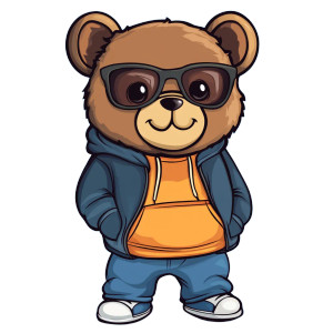 Cartoon Teddy Bear Vinyl Car Decal Sticker – Waterproof & UV-Resistant 8" Cartoon Teddy Bear Vinyl Car Decal Sticker – Waterproof & UV-Resistant 8"