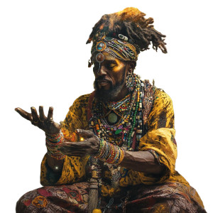 Quantum Shaman Vinyl Car Decal Sticker – Waterproof & UV-Resistant 8"