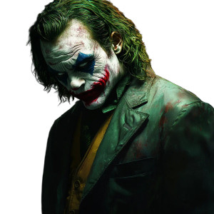 Secretive Joker Vinyl Car Decal Sticker – Waterproof & UV-Resistant 8"