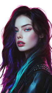 Edgy Punk Beauty Vinyl Car Decal Sticker – Waterproof & UV-Resistant 8" Edgy Punk Beauty Vinyl Car Decal Sticker – Waterproof & UV-Resistant 8"
