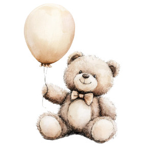 Teddy Bear Balloon Vinyl Car Decal Sticker – Waterproof & UV-Resistant 8" Teddy Bear Balloon Vinyl Car Decal Sticker – Waterproof & UV-Resistant 8"