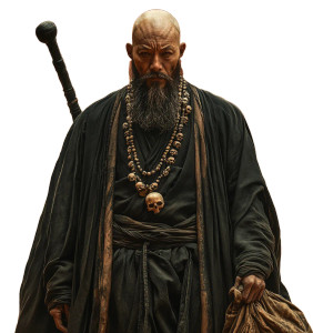 Young Sand Monk Vinyl Car Decal Sticker – Waterproof & UV-Resistant 8"