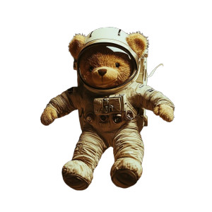 Astronaut Teddy Bear Vinyl Car Decal Sticker – Waterproof & UV-Resistant 8" Astronaut Teddy Bear Vinyl Car Decal Sticker – Waterproof & UV-Resistant 8"