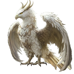 Mythical Eagle-Dragon Vinyl Car Decal Sticker – Waterproof & UV-Resistant 8"