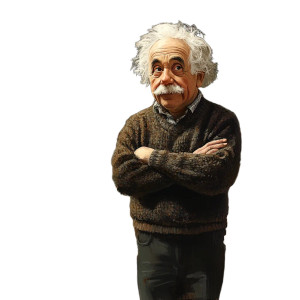 Caricature Of Einstein Vinyl Car Decal Sticker – Waterproof & UV-Resistant 8" Caricature Of Einstein Vinyl Car Decal Sticker – Waterproof & UV-Resistant 8"