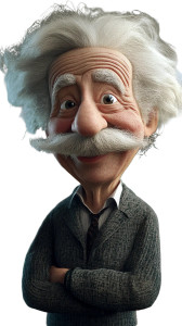 Einstein Caricature Smile Vinyl Car Decal Sticker – Waterproof & UV-Resistant 8" Einstein Caricature Smile Vinyl Car Decal Sticker – Waterproof & UV-Resistant 8"
